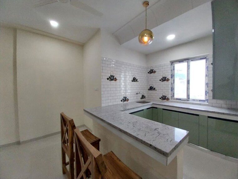 Kitchen, ismail-manzil 2 Bedroom 850 Sq.Ft. Apartment In Hafeezpet Hyderabad 9820219