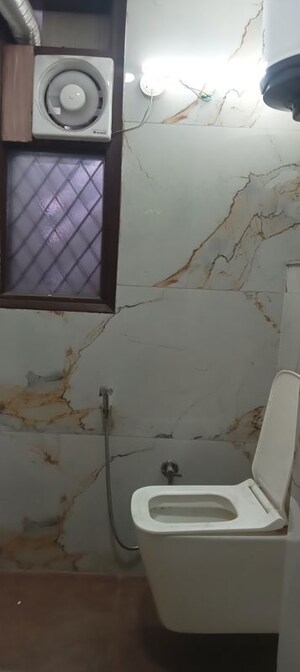 Bathroom in 1 BHK Builder Floor at Panchsheel Vihar – for Rent