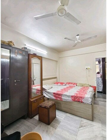 Bedroom in 2 BHK Apartment at Jaydeep Park, Majiwada – for Sale