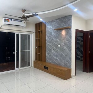 Living Room in 3.5 BHK Apartment at Prestige High Fields, Financial District – for Rent