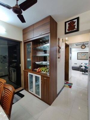 Living Room in 3 BHK Apartment at Riddhi Tower, Malad East – for Rent