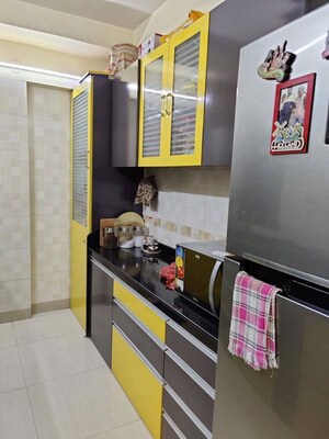 Kitchen in 3 BHK Apartment at Riddhi Tower, Malad East – for Rent