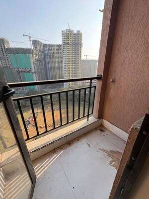 Balcony in 3 BHK Apartment at Runwal Gardens Phase 2, Dombivli East – for Rent