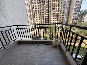 Balcony in 2 BHK Apartment at Runwal Gardens Phase 2, Dombivli East – for Rent