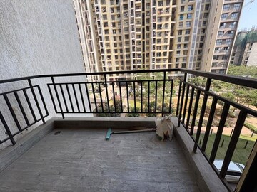 Balcony in 2 BHK Apartment at Runwal Gardens Phase 2, Dombivli East – for Rent
