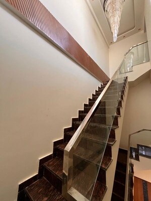 Staircase in 3 BHK Villa at Shri Rangnathpuram, Tilawala – for Rent