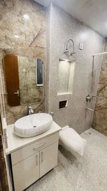 Attached Bathroom in 3 BHK Builder Floor at Anant Raj Ashok Estate, Sector 63a – for Sale