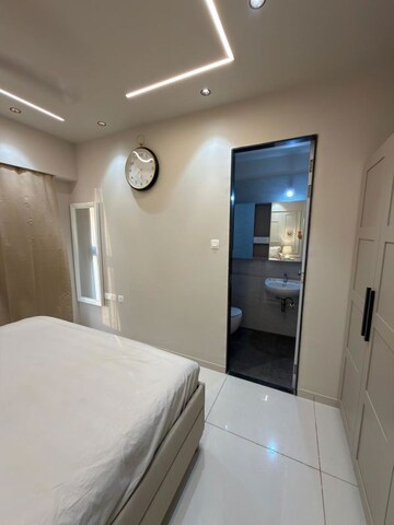 Bathroom in 2 BHK Apartment at Chandak 34 Park Estate, Goregaon West – for Rent