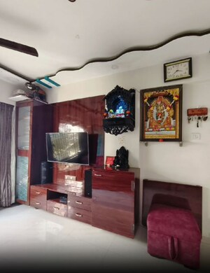 Living Room in 1 BHK Apartment at Medha CHS, Kandivali West – for Sale