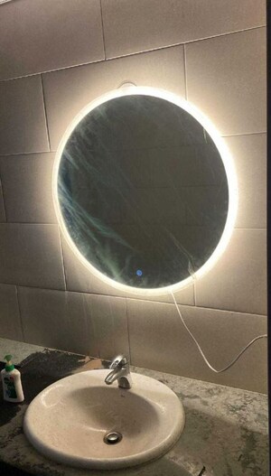 Bathroom in 3 BHK Apartment at Sobha City Gurgaon, Babupur Village – for Rent