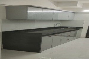 Kitchen in 2 BHK Builder Floor at Runwal Garden City, Balkum Pada – for Sale