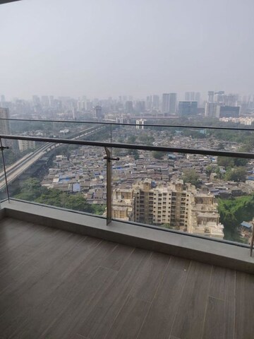 Balcony in 3 BHK Apartment at Oberoi Maxima, Andheri East – for Rent