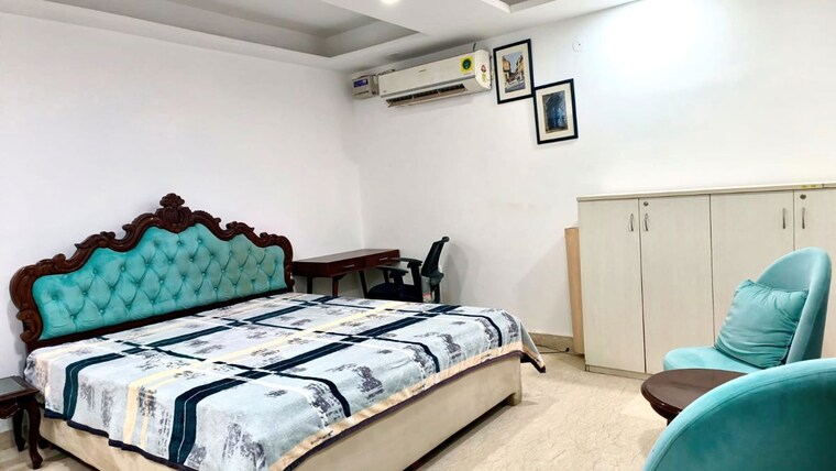 Bedroom, sushant-lok-3 5 Bedroom 3000 Sq.Ft. Builder Floor In Sector 57 Gurgaon 9820826