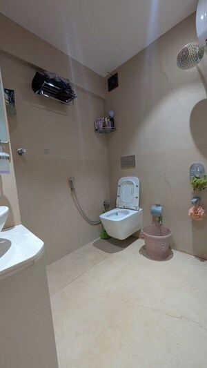 Bathroom in 1 RK Apartment at Royal Palms, Goregaon East – for Rent