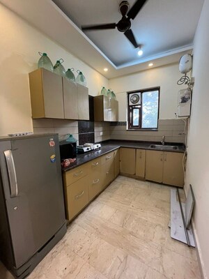 Kitchen in 3 BHK Builder Floor at Sushant Lok I – for Rent