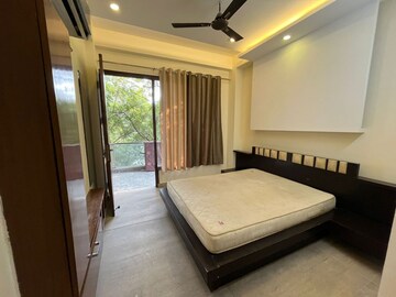 Bedroom in 3 BHK Builder Floor at Sushant Lok I – for Rent