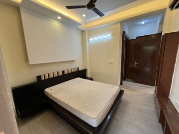 Bedroom in 3 BHK Builder Floor at Sushant Lok I – for Rent