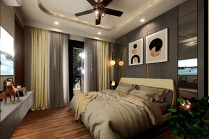 Bedroom in 4 BHK Builder Floor at Ansal API Versalia, Sector 67a – for Sale