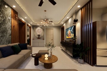 Living Room in 4 BHK Builder Floor at Ansal API Versalia, Sector 67a – for Sale