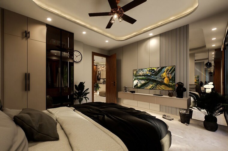 Bedroom, ansal-api-versalia 4 Bedroom 2430 Sq.Ft. Builder Floor In Sector 67a Gurgaon 9820881