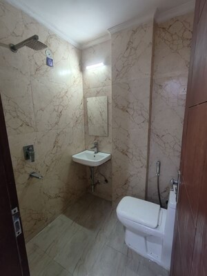 Bathroom in 1 BHK Builder Floor at Saket – for Rent