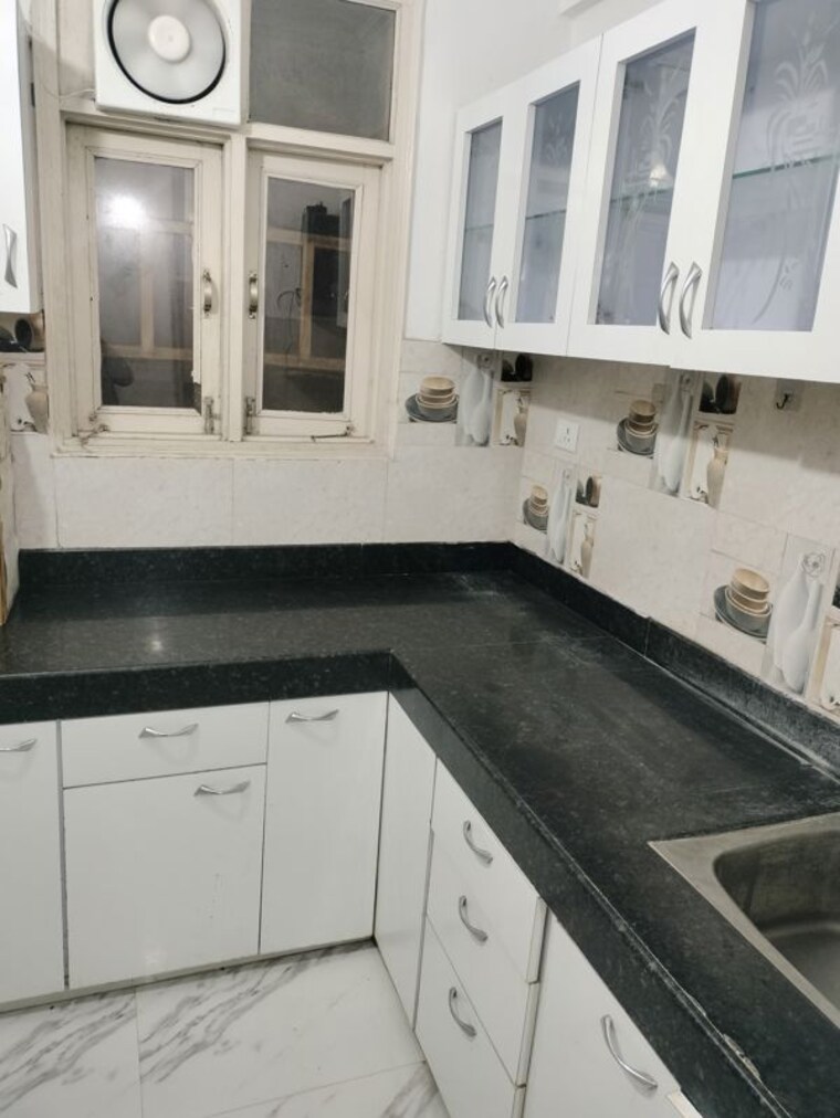 Kitchen, indira nagar 2 Bedroom 1200 Sq.Ft. Builder Floor In Indira Nagar Lucknow 9820996