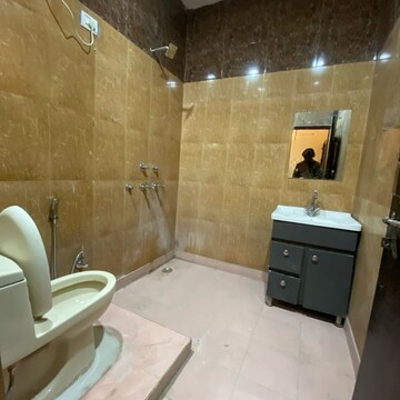 Bathroom in 1 BHK Builder Floor at Chattarpur – for Rent