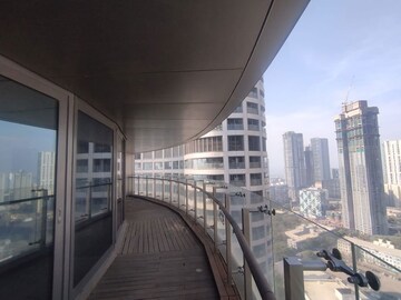 Balcony in 4 BHK Apartment at Lodha World Crest, Worli – for Rent