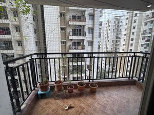 Balcony in 3 BHK Apartment at Cybercity Rainbow Vistas, Hi Tech City – for Rent