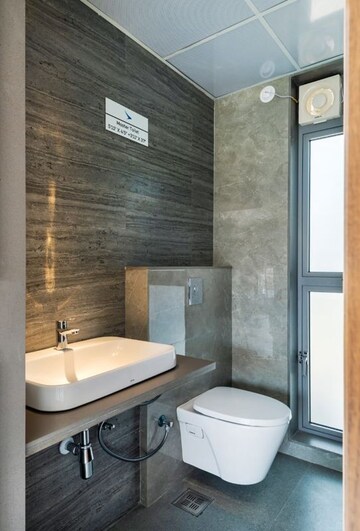 Bathroom in 2 BHK Apartment at Pimpri Gaon – for Rent