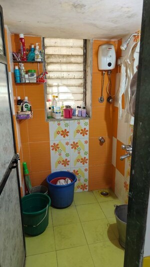 Bathroom in 1 BHK Apartment at Dattatray Towers, Borivali East – for Sale