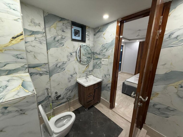 Bathroom, bhavishyanidhi enclave 1 Bedroom 739 Sq.Ft. Builder Floor In Bhavishyanidhi Enclave Delhi 9822117