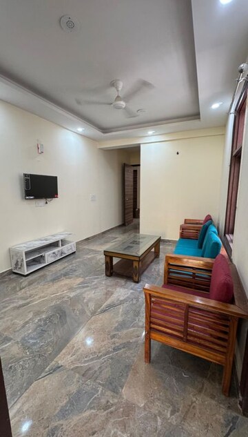Living Room in 2 BHK Apartment at Chattarpur – for Rent