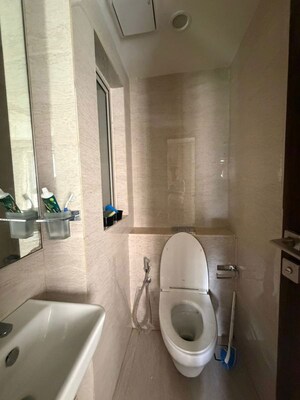 Bathroom in 3 BHK Apartment at Hiranandani Regent Hill, Powai – for Rent