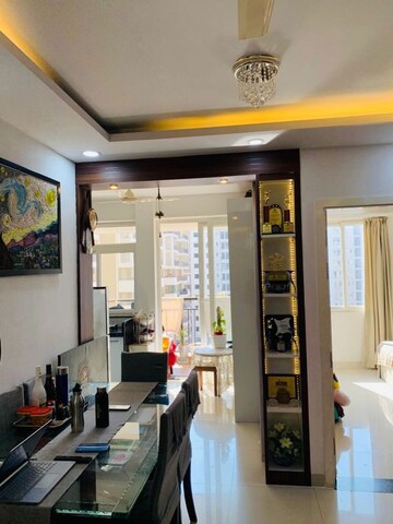Living Room in 3 BHK Apartment at Anukampa Sky Lounges, Mansarovar – for Rent