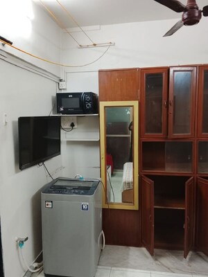 Living Room in 1 RK Apartment at Vile Parle West – for Rent