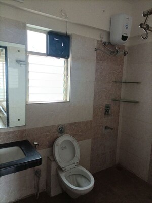 Bathroom in 2 BHK Apartment at Comfort Zone, Balewadi – for Rent