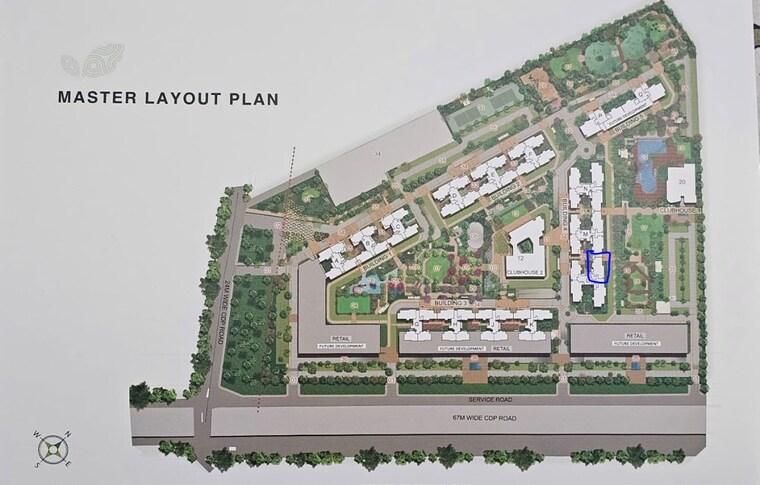 Master Plan, godrej-woodscapes 2 Bedroom 1285 Sq.Ft. Apartment In Budigere Cross Bangalore 9823421