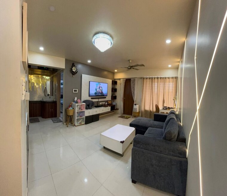 Living Room, chandrarang-la-melosa 2 Bedroom 747 Sq.Ft. Apartment In Wakad Pune 9823638