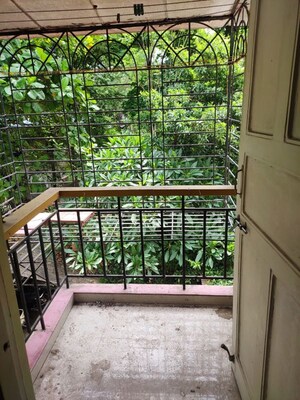 Balcony in 1 BHK Apartment at Tulsi Dham Kalyani CHS, Kapur Bawdi – for Rent