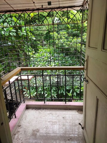 Balcony in 1 BHK Apartment at Tulsi Dham Kalyani CHS, Kapur Bawdi – for Rent