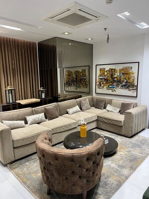 Living Room in 4 BHK Penthouse at Ace Golfshire, Sector 150 – for Sale