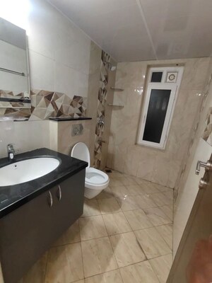 Bathroom in 3 BHK Apartment at Sumadhura Acropolis, Gachibowli – for Rent