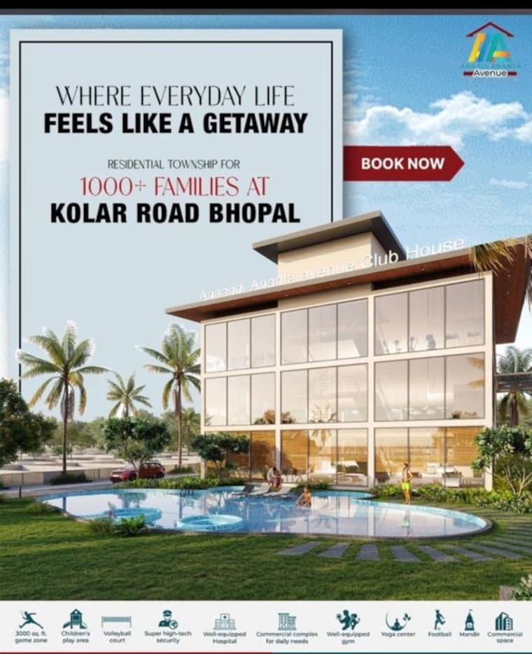 Swimming Pool, ruchi lifescape 3 Bedroom 1600 Sq.Ft. Villa In Ruchi Lifescape Bhopal 9823961