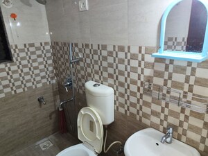 Bathroom in 1 BHK Apartment at Kishor Sukur Enclave A, Ghodbunder Road – for Rent