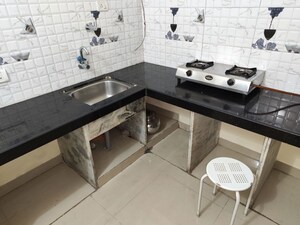 Kitchen in 1 BHK Apartment at Kishor Sukur Enclave A, Ghodbunder Road – for Rent