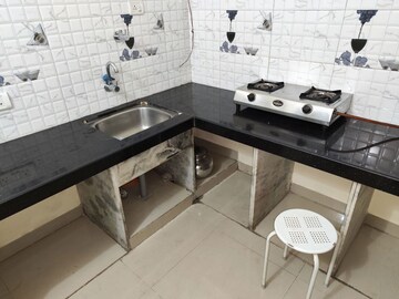 Kitchen in 1 BHK Apartment at Kishor Sukur Enclave A, Ghodbunder Road – for Rent