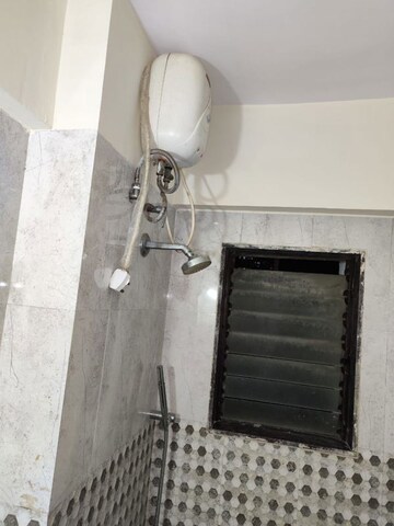 Bathroom in 1 BHK Apartment at Kishor Sukur Enclave A, Ghodbunder Road – for Rent