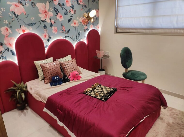 Bedroom, arihant-avanti 1 Bedroom 341 Sq.Ft. Apartment In Shilphata Thane 9824571