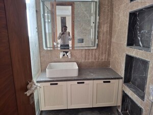 Bathroom in 3 BHK Builder Floor at Greater Kailash I – for Sale